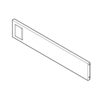 Попереч. роздільник AMBIA-LINE на ящик з високим фасадом (ZC7S300RSU), терра-чорний (пластик)