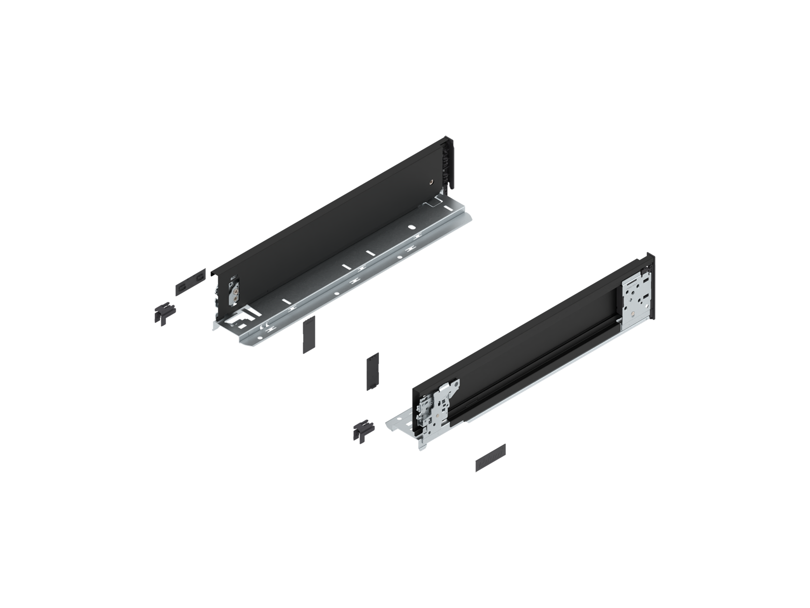 LEGRABOX pure - царга (внутр.), M, NL=400мм, R+L, CS-M (карбон чорний) LEGRABOX pure - царга (внутр.), M, NL=400мм, R+L, CS-M (карбон чорний)