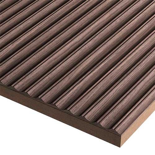 Плита МДФ Wave декоративна American Walnut 3000х1200х21мм (МДФ 15мм), P20 Плита МДФ Wave декоративна American Walnut 3000х1200х21мм (МДФ 15мм), P20