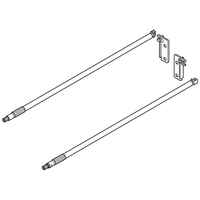 Релинги к MOVENTO/TANDEM L=600мм, (комплект на ящик), никель Релинги к MOVENTO/TANDEM L=600мм, (комплект на ящик), никель