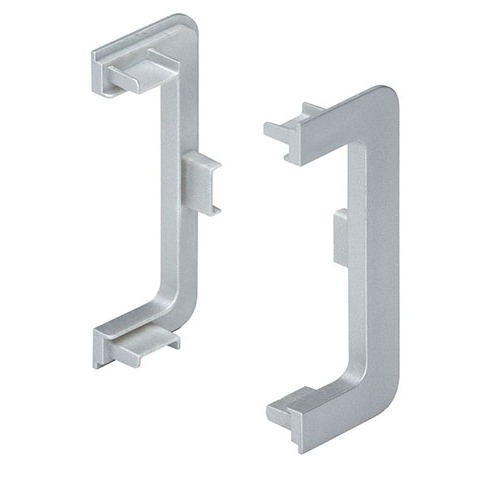 К-т зовнішніх заглушок до профіля Gola C, нержавійка (пласт.) К-т зовнішніх заглушок до профіля Gola C, нержавійка (пласт.)