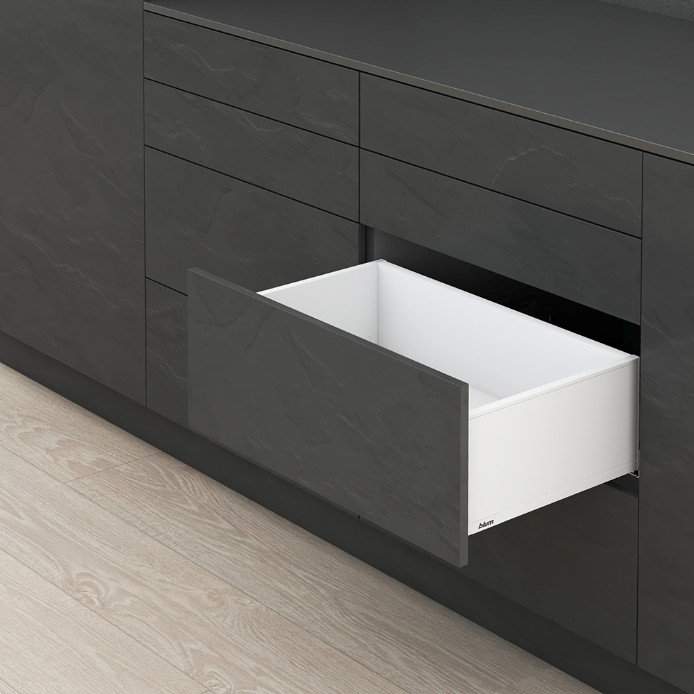 LEGRABOX pure, 500мм, 40кг, C, TIP-ON, SW-M (білий шовк) LEGRABOX pure, 500мм, 40кг, C, TIP-ON, SW-M (білий шовк)