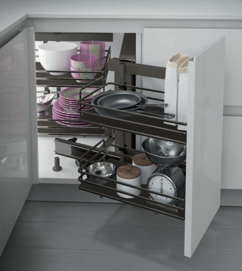 Карго Elite кутове 900мм (860х485х640/800мм), праве, з доводч., Ardesia Карго Elite кутове 900мм (860х485х640/800мм), праве, з доводч., Ardesia