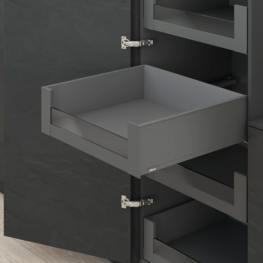 LEGRABOX pure, 550 мм, 70 кг, C, передня панель із вставкою, TIP-ON, OG-M (оріон сірий) LEGRABOX pure, 550 мм, 70 кг, C, передня панель із вставкою, TIP-ON, OG-M (оріон сірий)