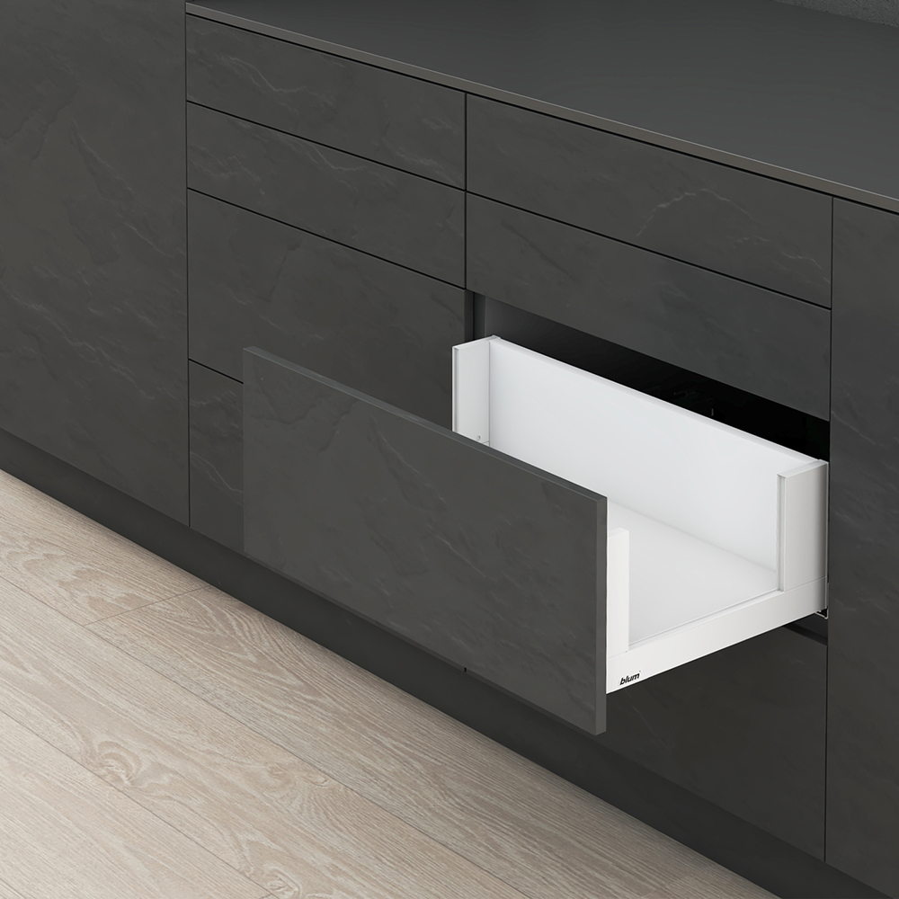 LEGRABOX free, 270 мм, 40 кг, C, TIP-ON BLUMOTION, SW-M (білий шовк) LEGRABOX free, 270 мм, 40 кг, C, TIP-ON BLUMOTION, SW-M (білий шовк)