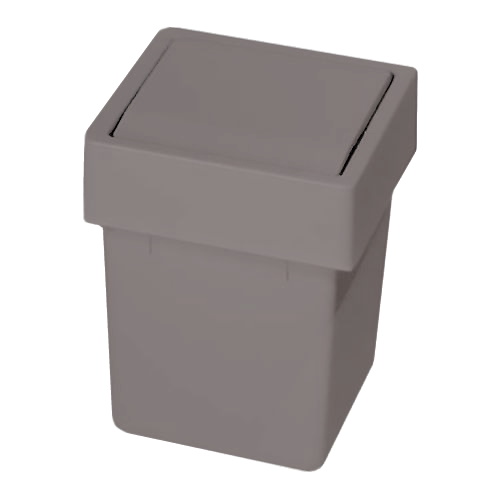 Відро 5л, з відкидною кришкою, сірий Oріон (пластик) Відро 5л, з відкидною кришкою, сірий Oріон (пластик)