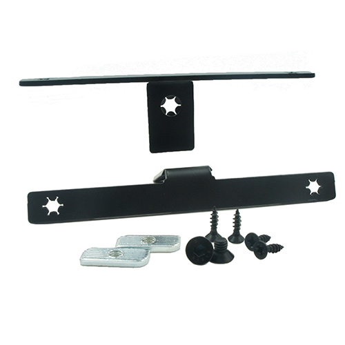 Тримач для дерев'яних полиць (пара) L=240 мм, антрацит (альтернатива воMGKT12.ST) Тримач для дерев'яних полиць (пара) L=240 мм, антрацит (альтернатива воMGKT12.ST)