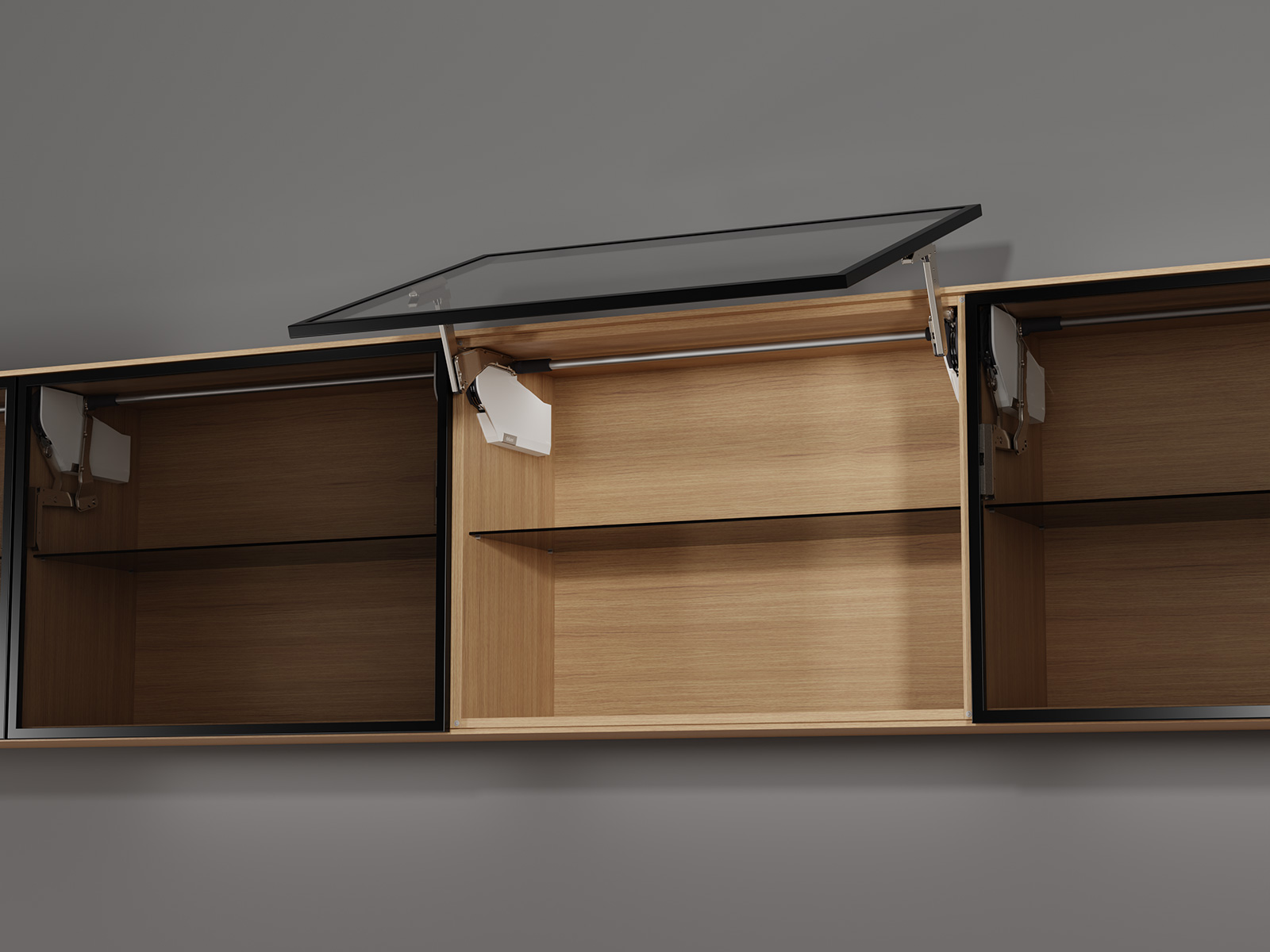 AVENTOS HS механізм E, 526-675 мм, SW (білий шовк), алюм. рамки AVENTOS HS механізм E, 526-675 мм, SW (білий шовк), алюм. рамки