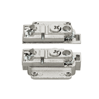 Тримач СLIP під вузьку алюм.рамку, лівий+правий, 31мм (цинк)   Тримач СLIP під вузьку алюм.рамку, лівий+правий, 31мм (цинк)