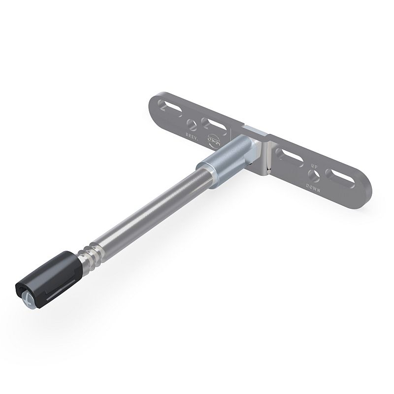 Полицетримач L=175мм d=14мм з кріпильн. пластиною для ДСП от 25мм, прих монтаж, 10кг Полицетримач L=175мм d=14мм з кріпильн. пластиною для ДСП от 25мм, прих монтаж, 10кг