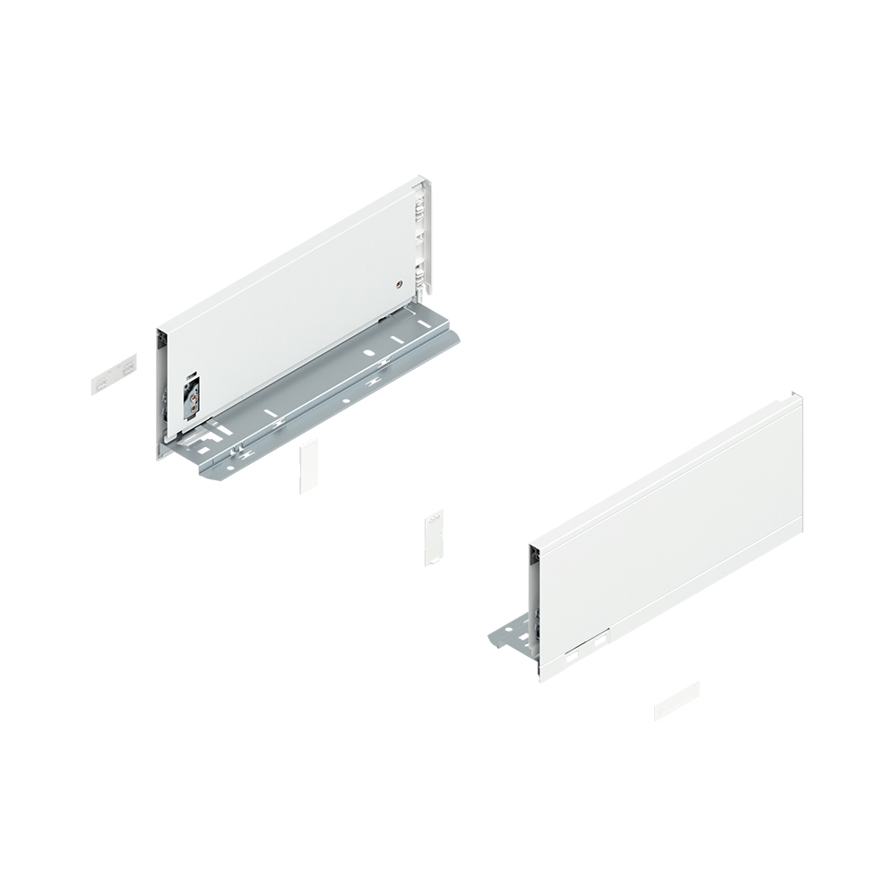 Боковина LEGRABOX K(128.5), L=300мм, ліва+права, білий шовк (+2загл.зовн.+2загл.внутр.) Боковина LEGRABOX K(128.5), L=300мм, ліва+права, білий шовк (+2загл.зовн.+2загл.внутр.)