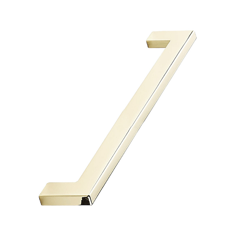 Ручка FLAT, L=206мм, м/о 192мм, латунь полірована Ручка FLAT, L=206мм, м/о 192мм, латунь полірована