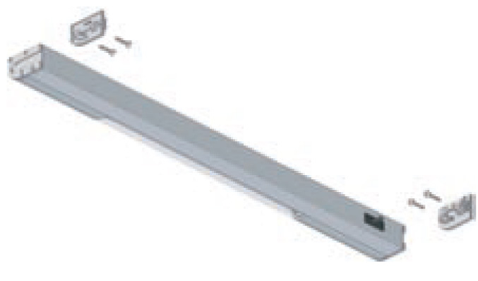 Светильник PRIMA US для шкафов флуор. L=860мм, 14W, алюм.