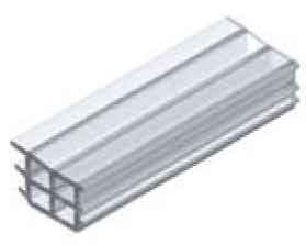 Ущільнювач  для скла 4-5 (16) мм (ПВХ), прозорий