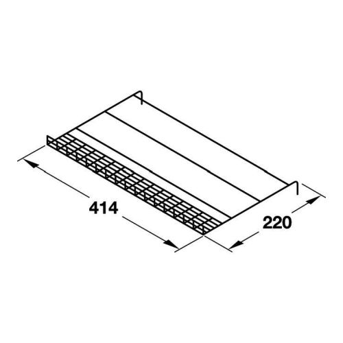 Механизм обувной полки 414х220мм                                                                     Механизм обувной полки 414х220мм