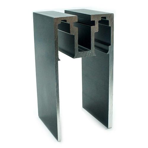 Короб для направляющої 950N, 6100мм, кріплення до стіни, чорний Короб для направляющої 950N, 6100мм, кріплення до стіни, чорний