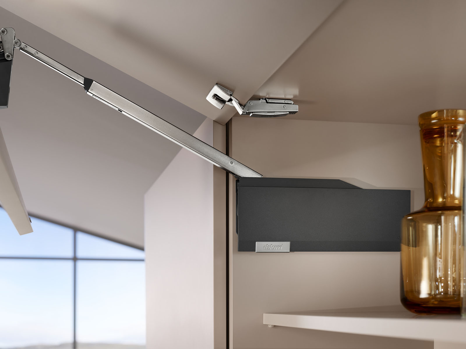 AVENTOS HF top, 28F32, ВК480-610мм, дер. фасад, TGR AVENTOS HF top, 28F32, ВК480-610мм, дер. фасад, TGR