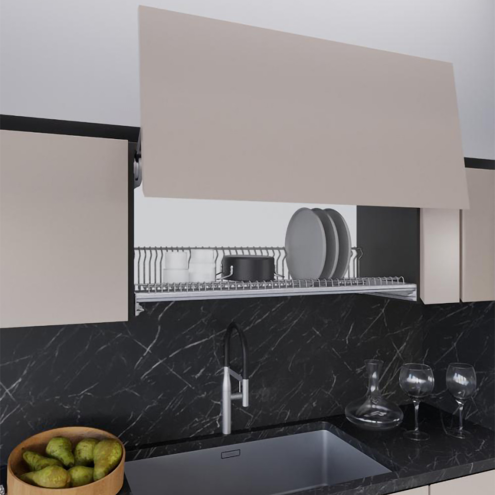 К-т сушарок 450мм, Gold 1-рівнева, сіра з рамою К-т сушарок 450мм, Gold 1-рівнева, сіра з рамою