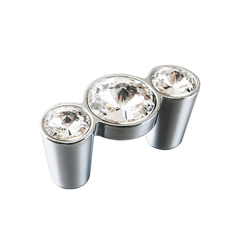 Ручка хром пол./кристал L=48мм, м/о 32мм Ручка хром пол./кристал L=48мм, м/о 32мм