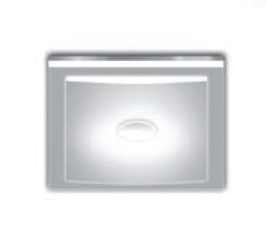 LED-світильник SLIDE HP 1,2W, квадр., врізн., нікель мат. (холодне біле світло)                                    