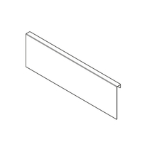 Адаптер для задньої стінки з ДСП для LEGRABOX, висота K, білий шовк Адаптер для задньої стінки з ДСП для LEGRABOX, висота K, білий шовк