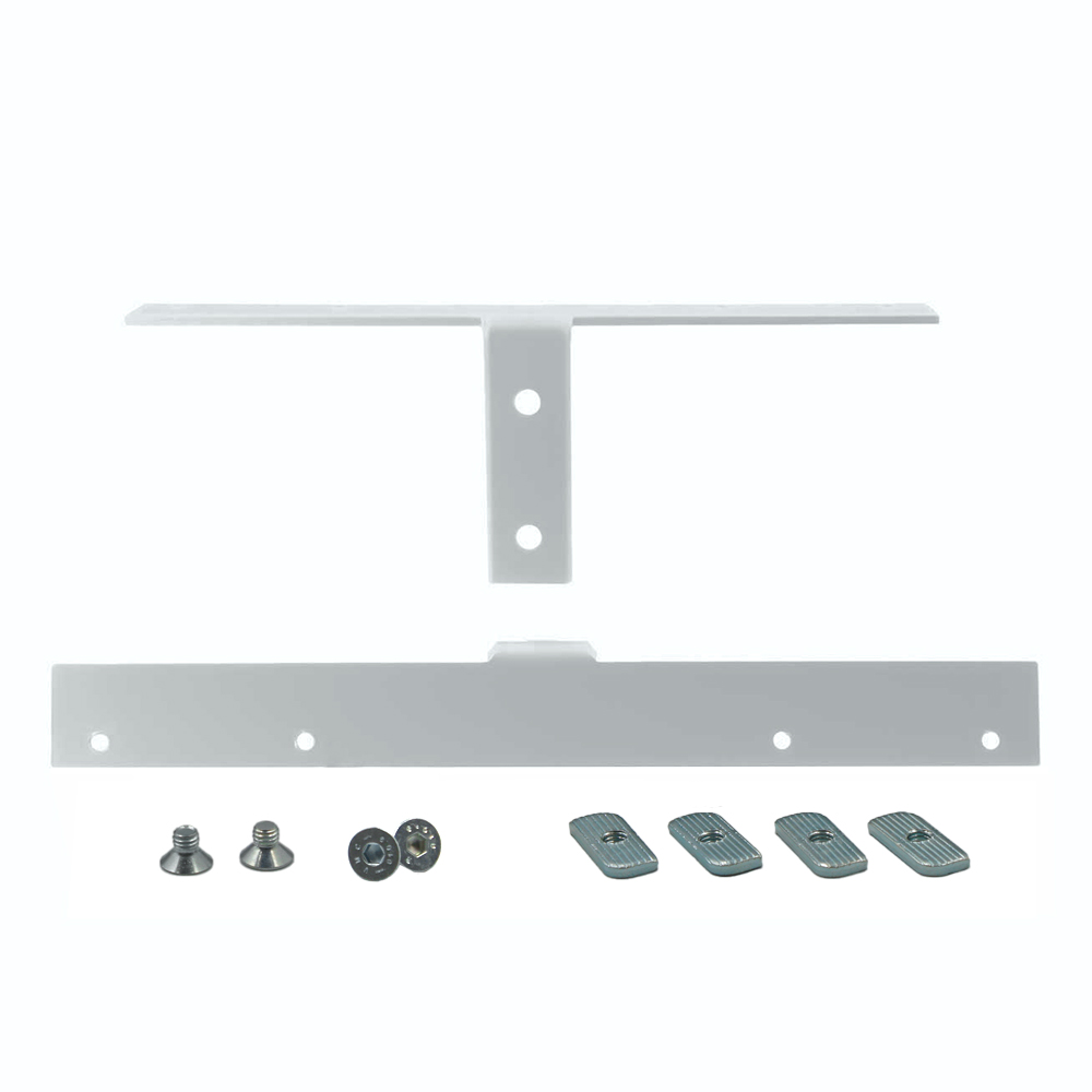 Тримач для дерев'яних полиць (пара) L=240мм, алюміній Тримач для дерев'яних полиць (пара) L=240мм, алюміній