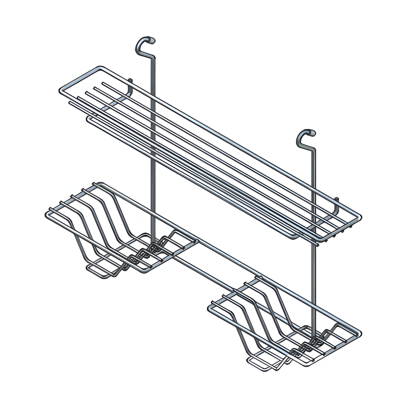 Навішування-сушка для тарілок та чашок 605х160х445мм, нержавіюча сталь Навішування-сушка для тарілок та чашок 605х160х445мм, нержавіюча сталь