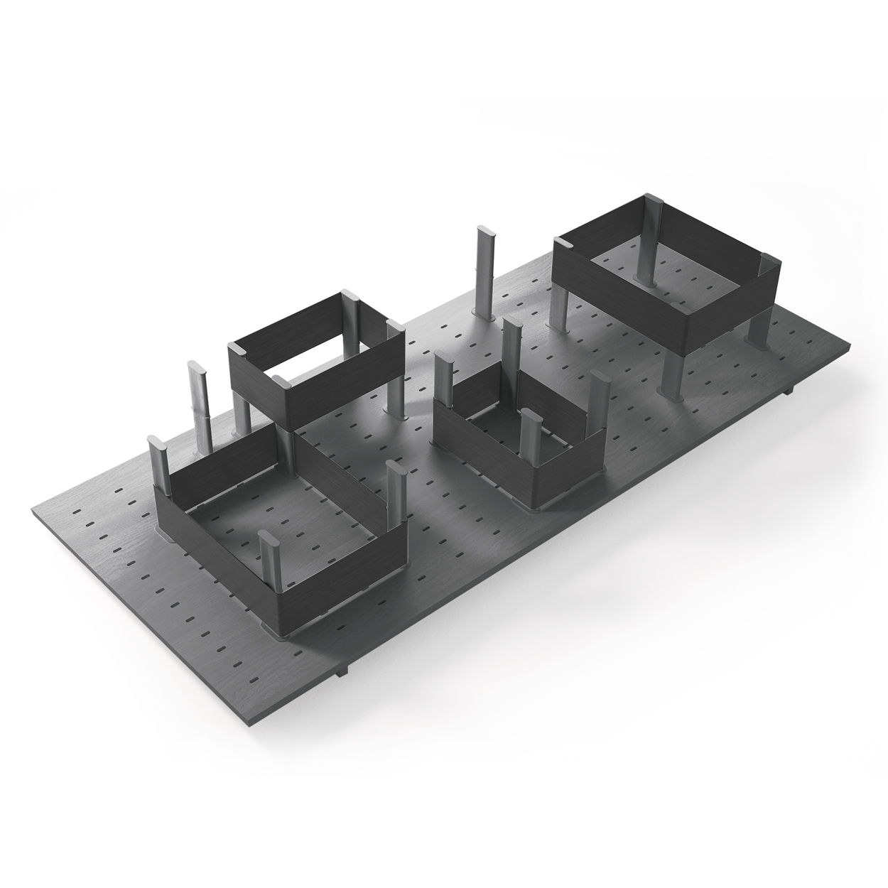 Лоток-підстава з тримач. для запасів (1360) 1200мм, Tandembox, ясен/Оріон Лоток-підстава з тримач. для запасів (1360) 1200мм, Tandembox, ясен/Оріон