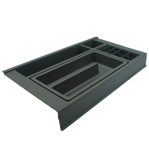 Органайзер для ванної кімнати (середній лоток), D=450мм, сірий Oріон (пласт.) Органайзер для ванної кімнати (середній лоток), D=450мм, сірий Oріон (пласт.)