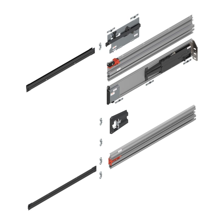 Одинарні двері, напрямна (Комплект), НД=800 мм, правий Одинарні двері, напрямна (Комплект), НД=800 мм, правий