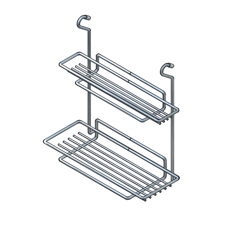 Навішування-полиця подвійна 325х145х340мм, мідь Навішування-полиця подвійна 325х145х340мм, мідь