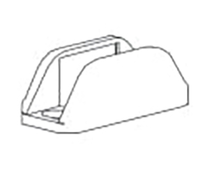 Гид напольный для стекла 8мм CROMATO Гид напольный для стекла 8мм CROMATO