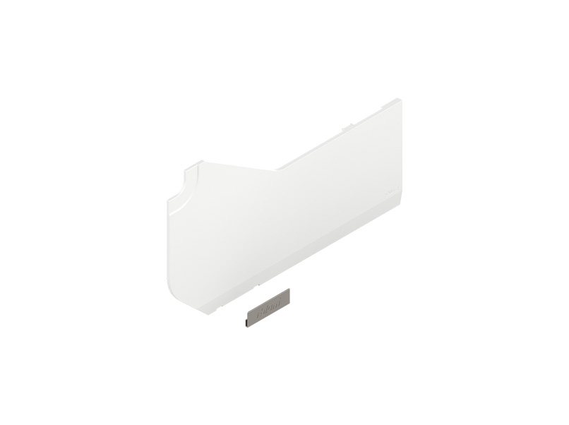 Заглушка механізму AVENTOS HL, ліва (велика), білий шовк Заглушка механізму AVENTOS HL, ліва (велика), білий шовк