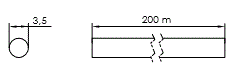 Ущільнювач d=3,5мм для скляних полиць, ПВХ (рулон -200м)