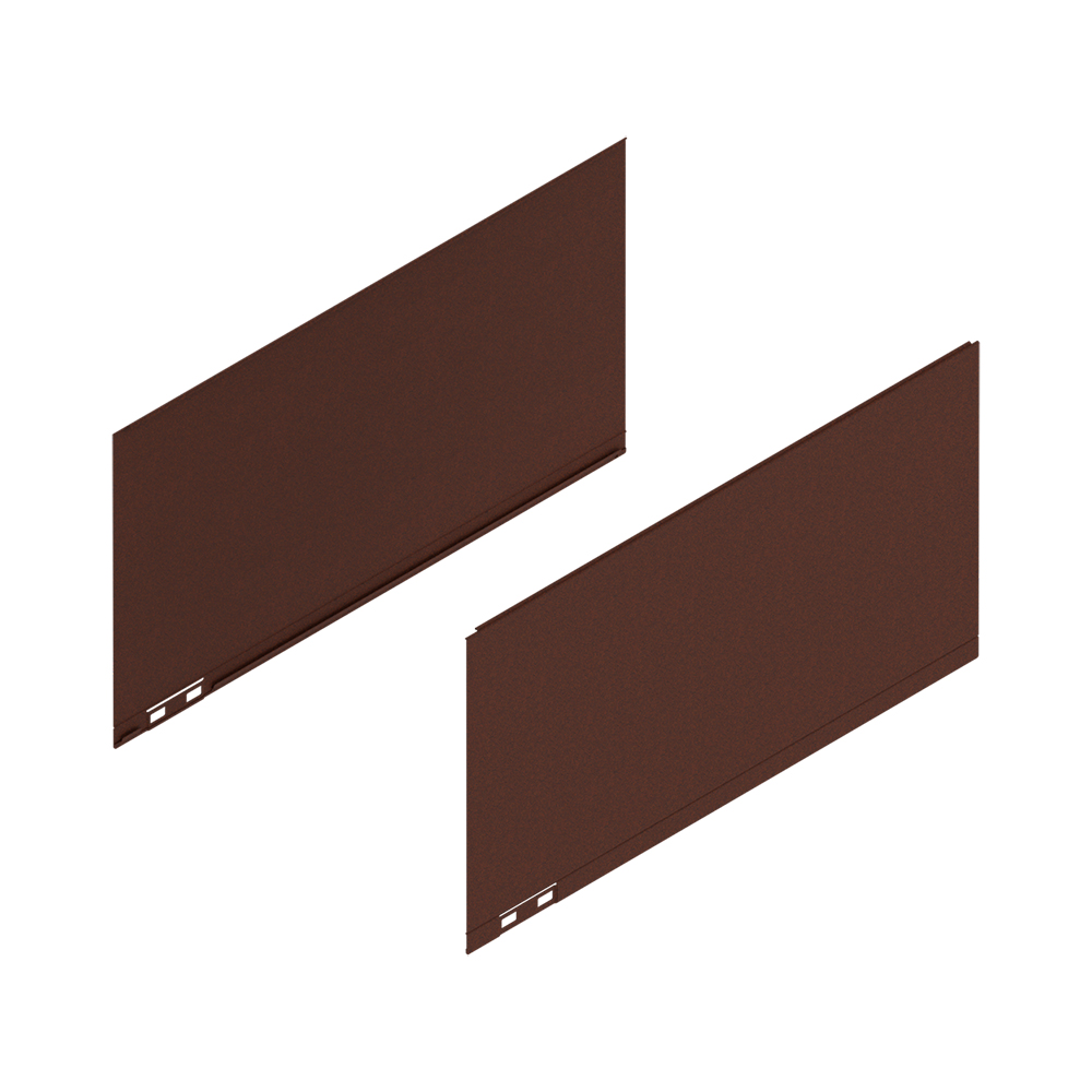 LEGRABOX декоративний елемент, F, NL=450мм, R+L, NR (noble rust) LEGRABOX декоративний елемент, F, NL=450мм, R+L, NR (noble rust)