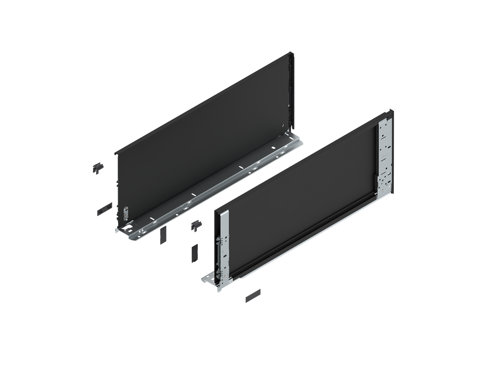 LEGRABOX pure - царга (внутр.), F, NL=450мм, R+L, CS-M (карбон чорний) LEGRABOX pure - царга (внутр.), F, NL=450мм, R+L, CS-M (карбон чорний)