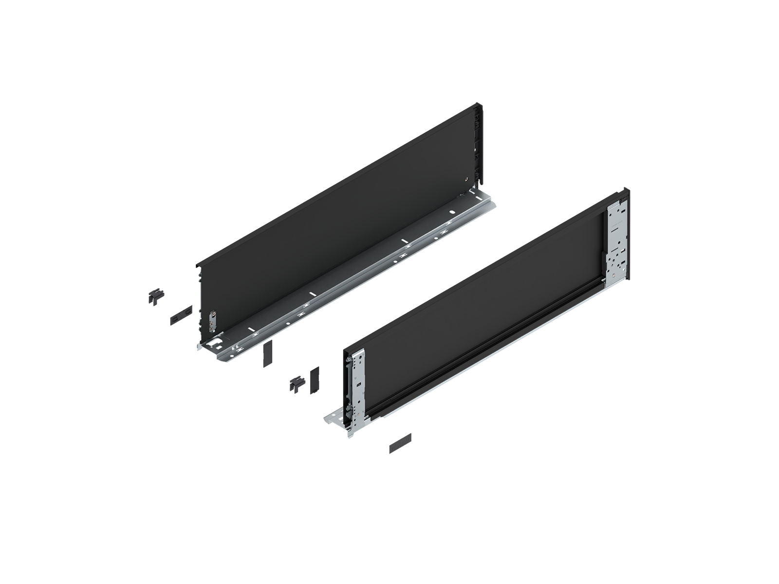 LEGRABOX pure - царга (внутр.), C, NL=650мм, R+L, CS-M (карбон чорний) LEGRABOX pure - царга (внутр.), C, NL=650мм, R+L, CS-M (карбон чорний)