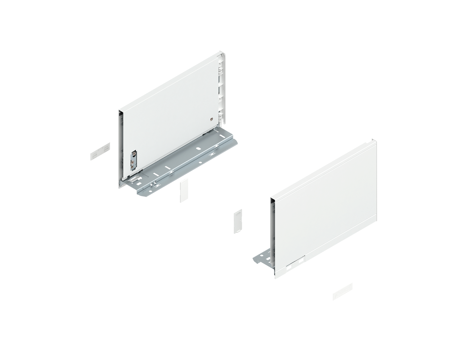 Боковина LEGRABOX C(177), L=270мм, ліва+права, білий шовк (+2загл.зовн.+2загл.внутр.) Боковина LEGRABOX C(177), L=270мм, ліва+права, білий шовк (+2загл.зовн.+2загл.внутр.)