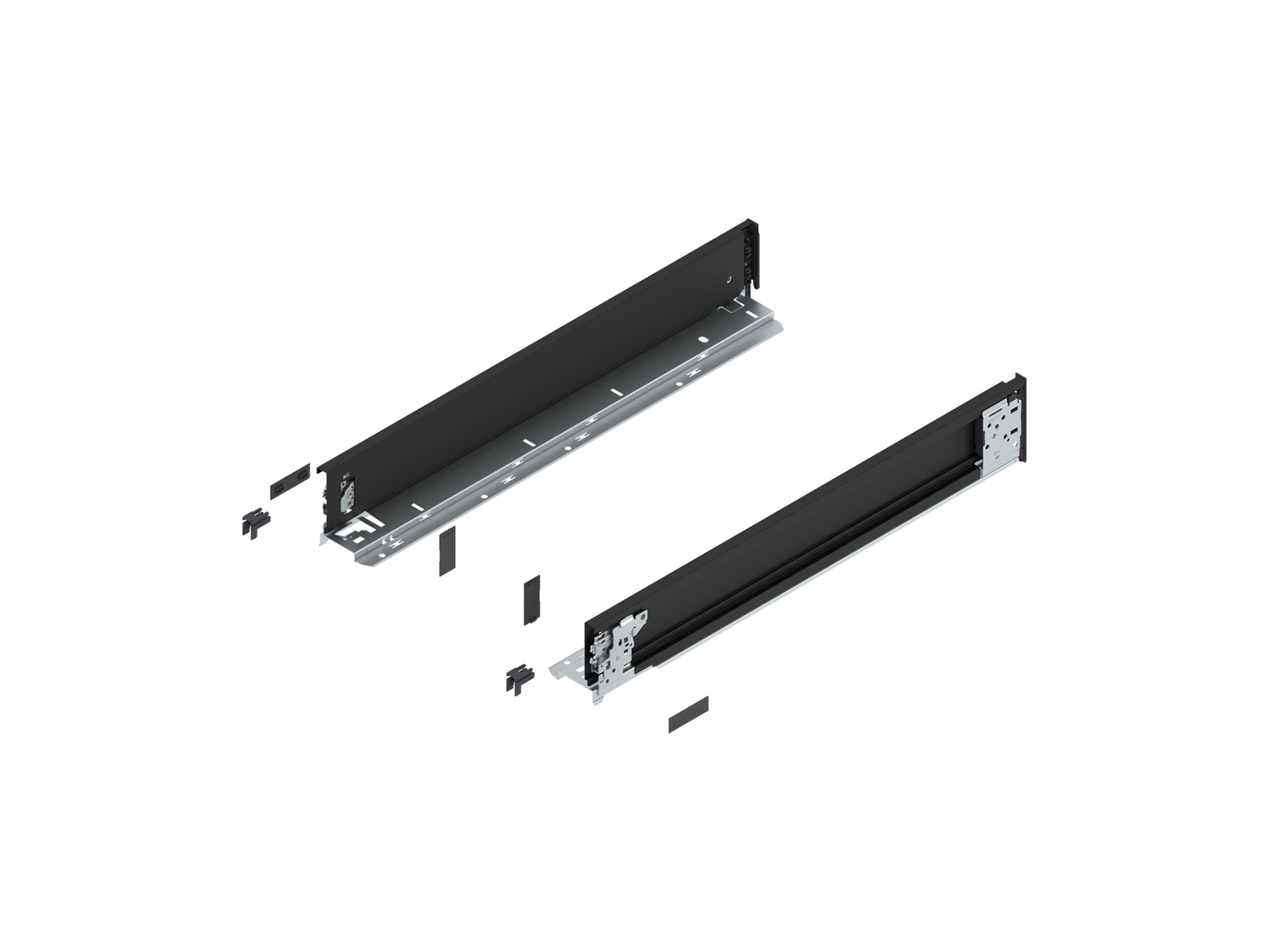 LEGRABOX pure - царга (внутр.), M, NL=550мм, R+L, CS-M (карбон чорний) LEGRABOX pure - царга (внутр.), M, NL=550мм, R+L, CS-M (карбон чорний)
