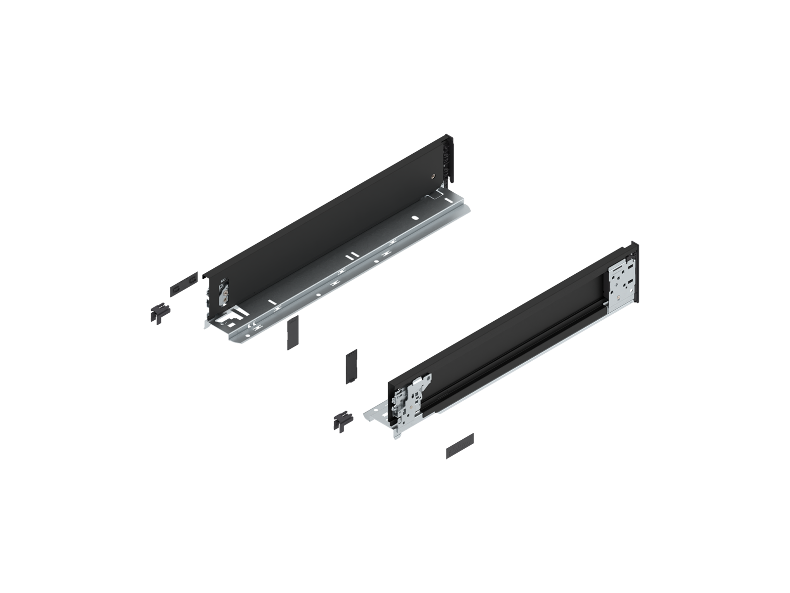 LEGRABOX pure - царга (внутр.), M, NL=450мм, R+L, CS-M (карбон чорний) LEGRABOX pure - царга (внутр.), M, NL=450мм, R+L, CS-M (карбон чорний)