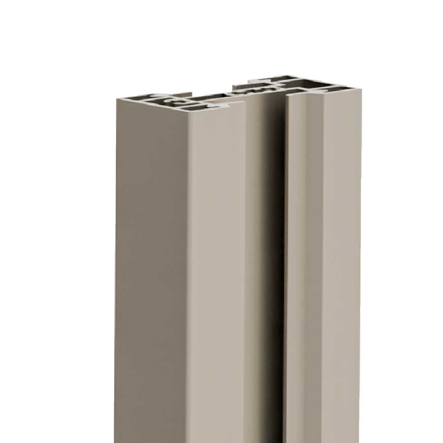 Профіль вертикальний, глухий, 2,6м, олива (анодований) Профіль вертикальний, глухий, 2,6м, олива (анодований)
