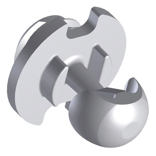 Стандартна самонарізна кліпса, навантаження 5кг, мінімальна товщина панелі 6мм Стандартна самонарізна кліпса, навантаження 5кг, мінімальна товщина панелі 6мм