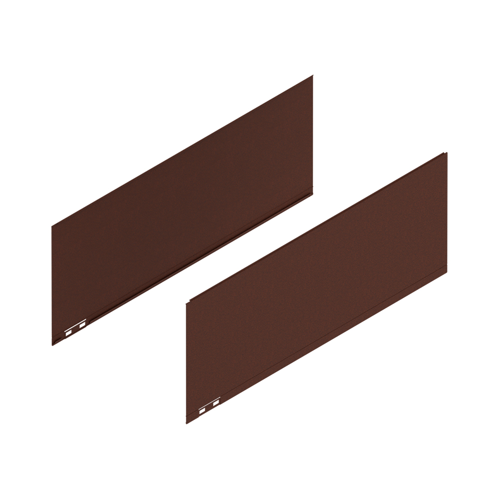 LEGRABOX декоративний елемент, F, NL=600мм, R+L, NR (noble rust) LEGRABOX декоративний елемент, F, NL=600мм, R+L, NR (noble rust)