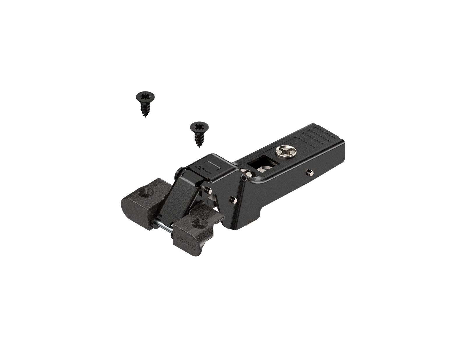 CLIP top завіса для алюм. рамок 95°, півнакладна, чорний онікс CLIP top завіса для алюм. рамок 95°, півнакладна, чорний онікс