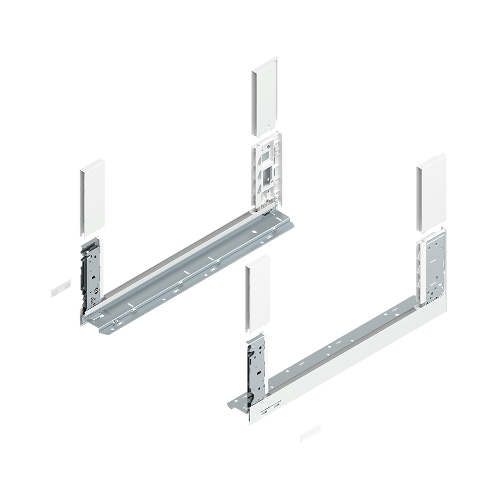 Боковина с Boxcover LEGRABOX free C, L=500мм, ліва+права, білий шовк Боковина с Boxcover LEGRABOX free C, L=500мм, ліва+права, білий шовк