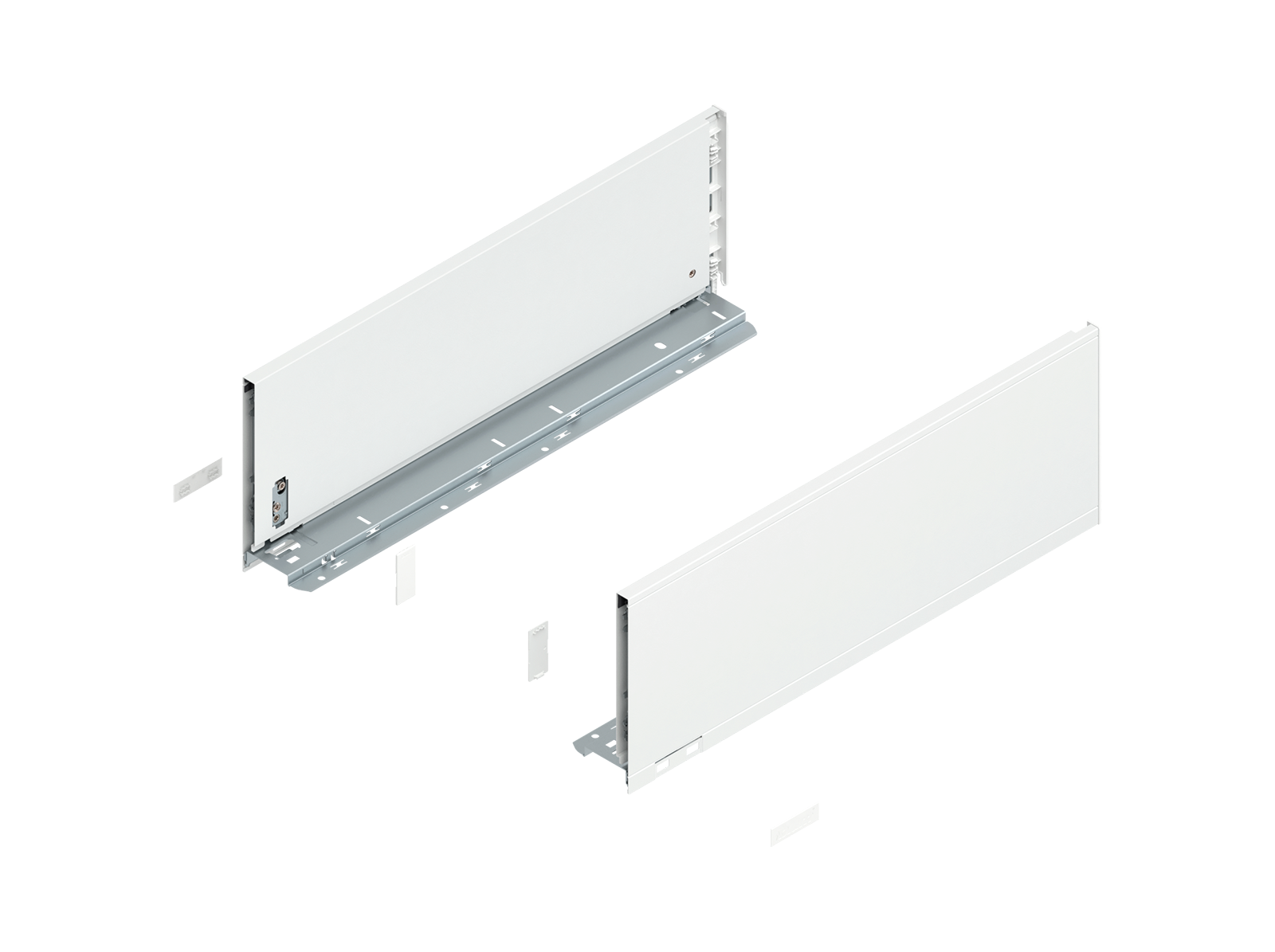 Боковина LEGRABOX C(177), L=500мм, ліва+права, білий шовк Боковина LEGRABOX C(177), L=500мм, ліва+права, білий шовк