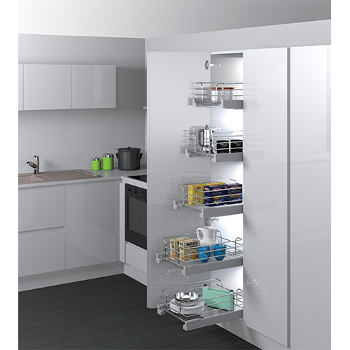 Кошик висувний 900мм, без кріплення до фасаду, хром, глибина 450мм Кошик висувний 900мм, без кріплення до фасаду, хром, глибина 450мм