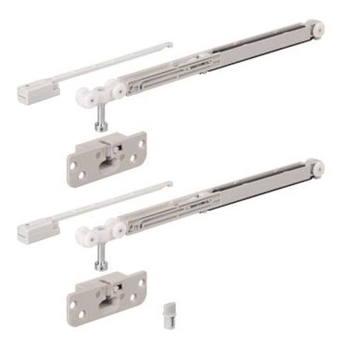 К-кт механізмів на одні двері (доводчик+доводчик), до 15кг, Lмин 540мм К-кт механізмів на одні двері (доводчик+доводчик), до 15кг, Lмин 540мм