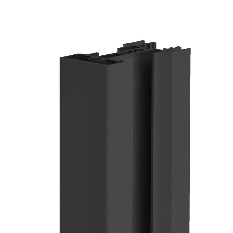 Профиль вертикальный 4.8м, черный (анодированный)