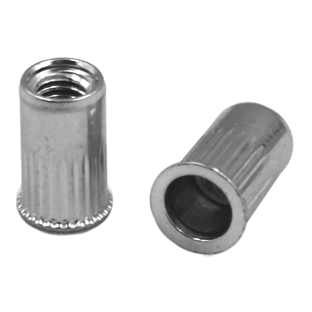 Гайка клепал. для гвинта  М4х8 зменшений буртик Гайка клепал. для гвинта  М4х8 зменшений буртик